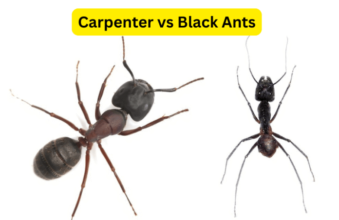 Carpenter Ants vs Black Ants: Appearance, Behavior & Life Cycle Differences