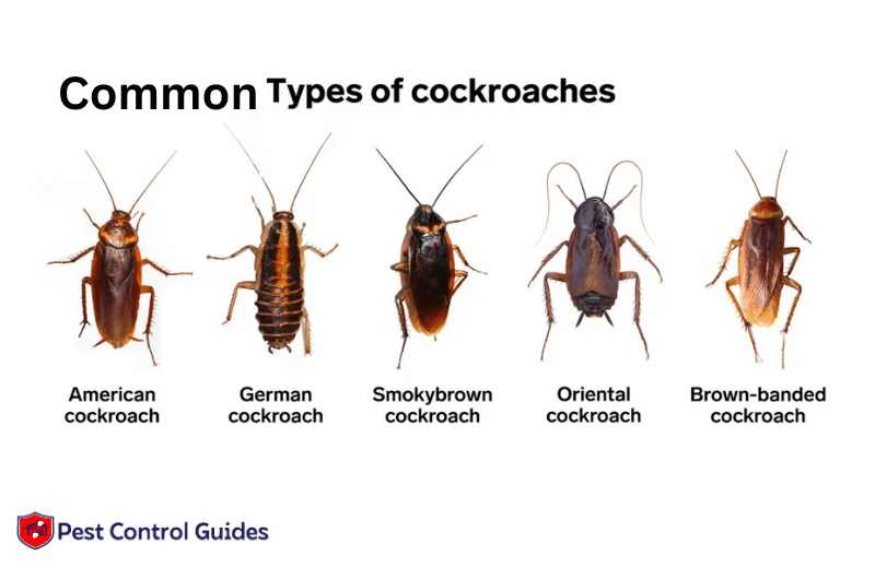 Common Cockroach Types in 2025