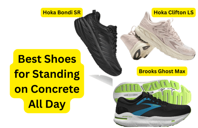 10 Best Shoes for Standing on Concrete All Day in 2025