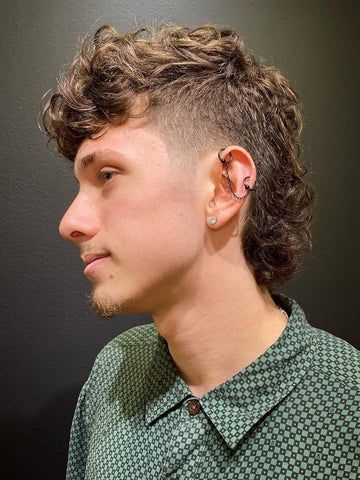 Modern Mullet for Curly Hair